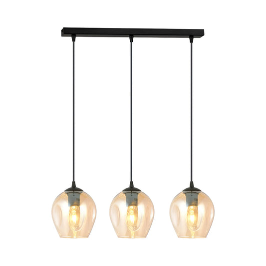 Emibig Istar Pendellampa 3-ljus 70x14 cm, Svart