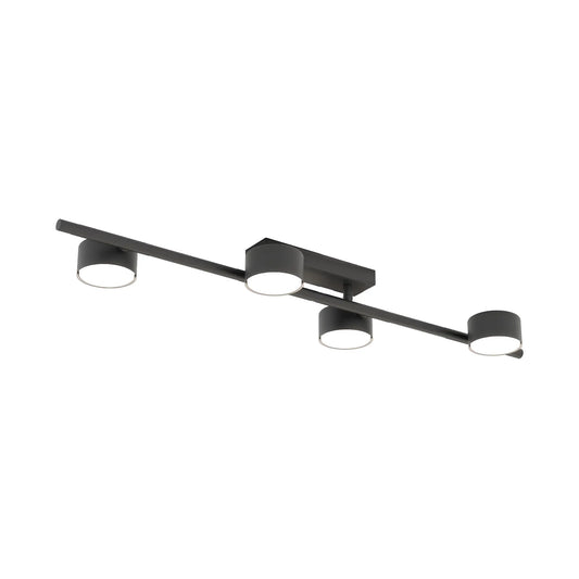 Emibig Bet Taklampa 4-ljus 80x19 cm, Svart