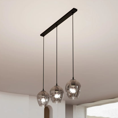 Emibig Istar Pendellampa 3-ljus 70x14 cm, Svart