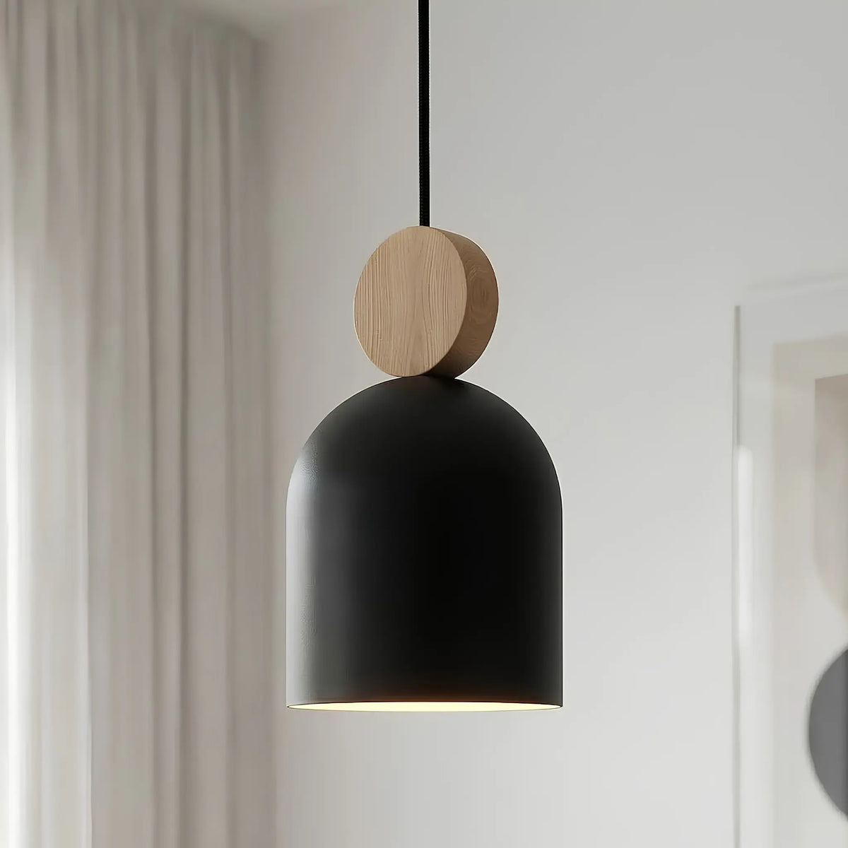 Emibig Mesi Pendellampa 3-ljus Ø34 cm, Svart