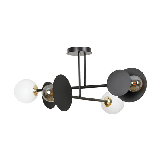 Emibig Minerva Taklampa 2-ljus Ø80 cm, Svart