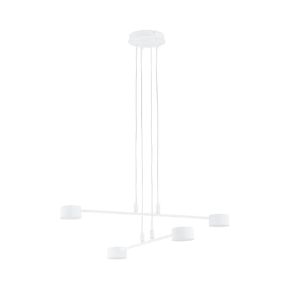 Emibig Modus Pendellampa 5-ljus Ø70 cm, Vit