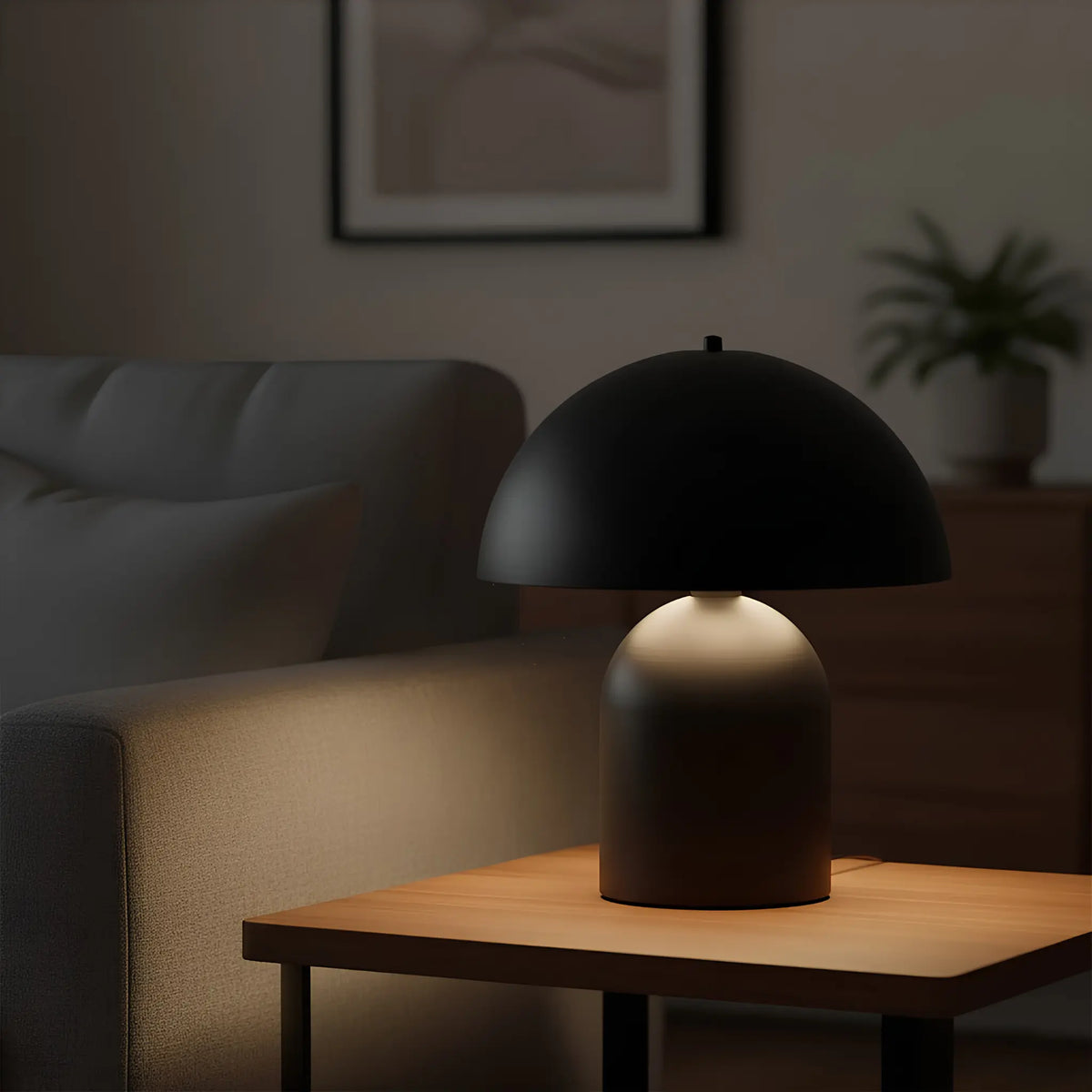 Emibig Kava Bordslampa 30x35 cm, Svart