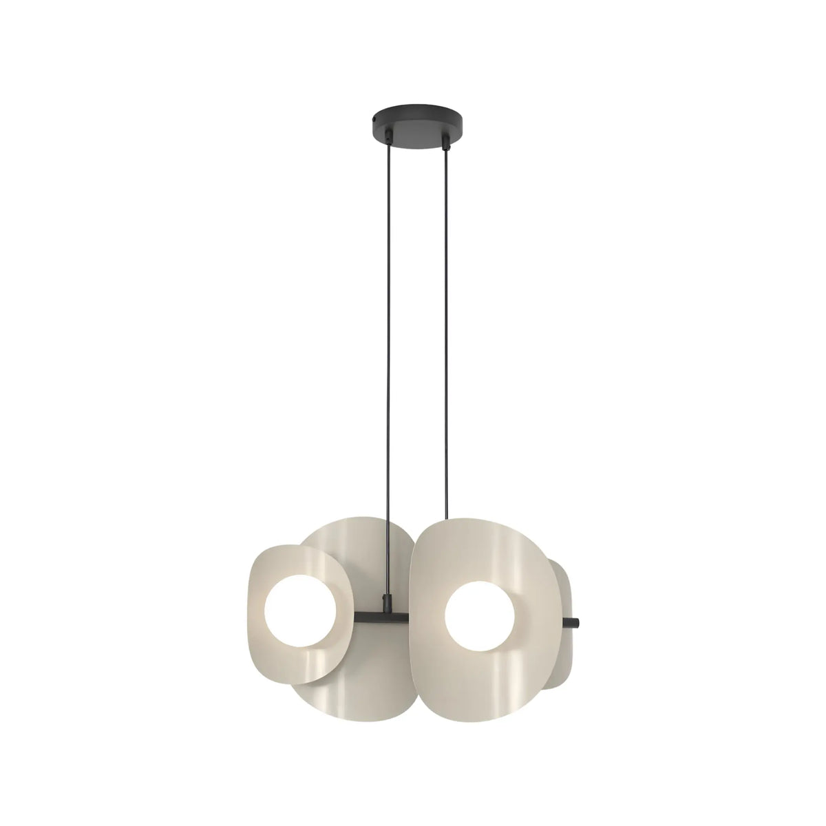 Emibig Elementi Pendellampa 4-ljus 54x23 cm, Beige