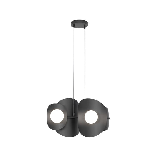 Emibig Elementi Pendellampa 4-ljus 54x23 cm, Svart