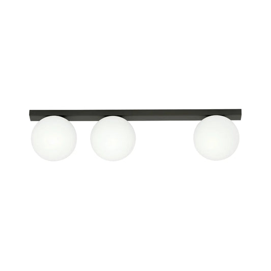 Emibig Fit Taklampa 3-ljus 70x14 cm, Svart