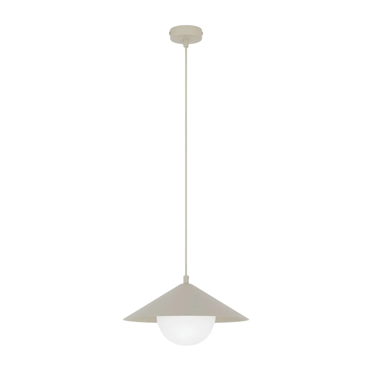 Emibig Mono Pendellampa Ø30 cm, Beige