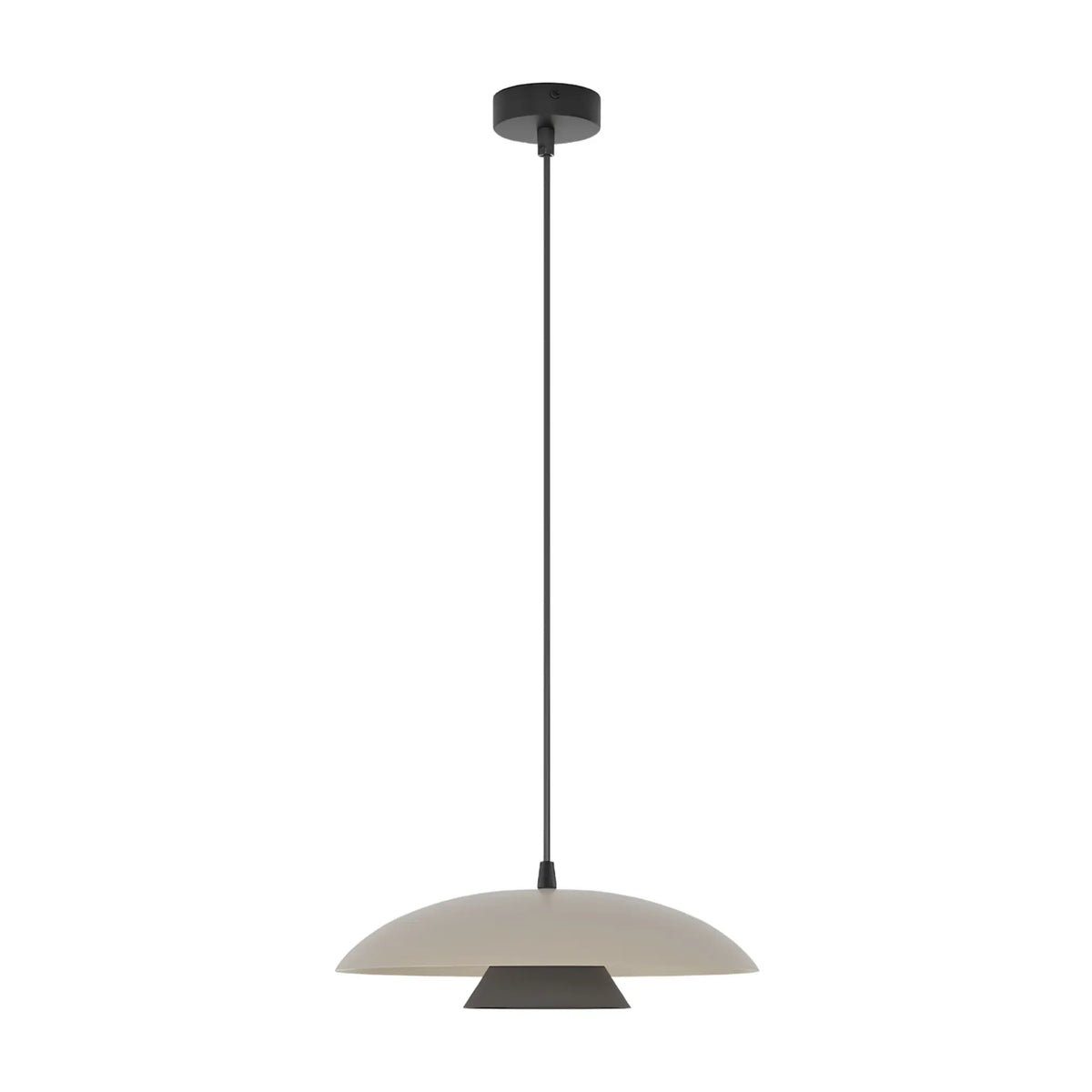 Emibig Babel Pendellampa Ø30 cm, Beige/Svart