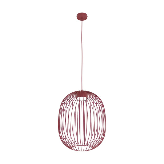 Emibig Mantra Pendellampa Ø33 cm, Vinröd