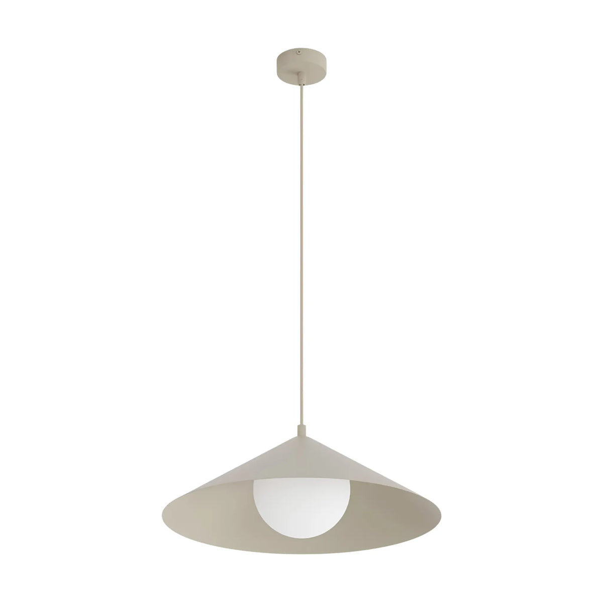 Emibig Mono Pendellampa Ø40 cm, Beige
