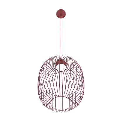 Emibig Mantra Pendellampa Ø33 cm, Vinröd