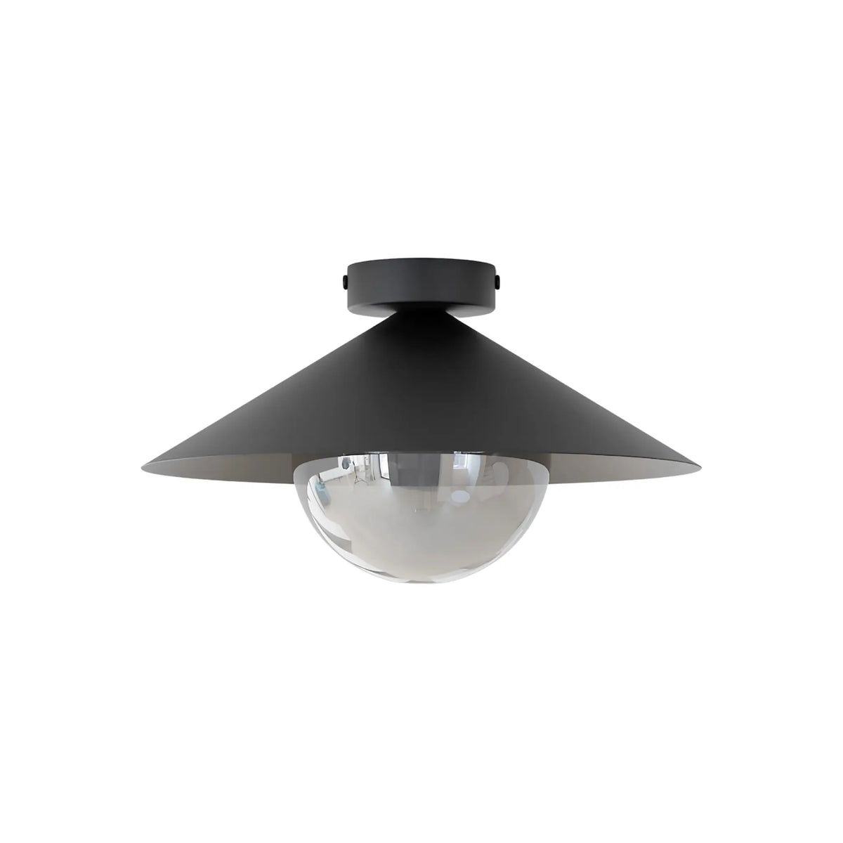 Emibig Mono Taklampa Ø30 cm, Svart