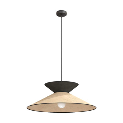 Emibig Softa Pendellampa Ø50 cm, Svart/Beige