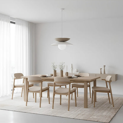Emibig Nagoya Pendellampa Ø41 cm, Vit/Beige