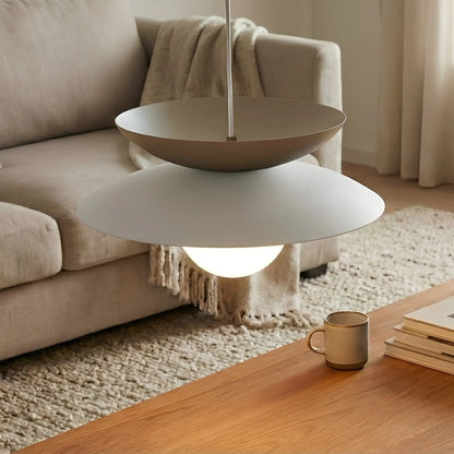 Emibig Nagoya Pendellampa Ø41 cm, Vit/Beige