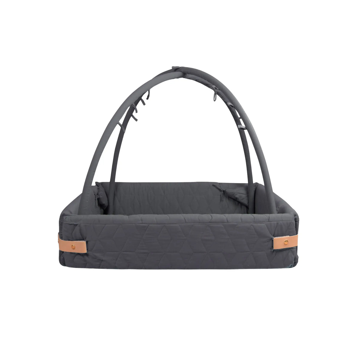 Filibabba Aktivitetsnest Mjuk Quilt, Stone Grey