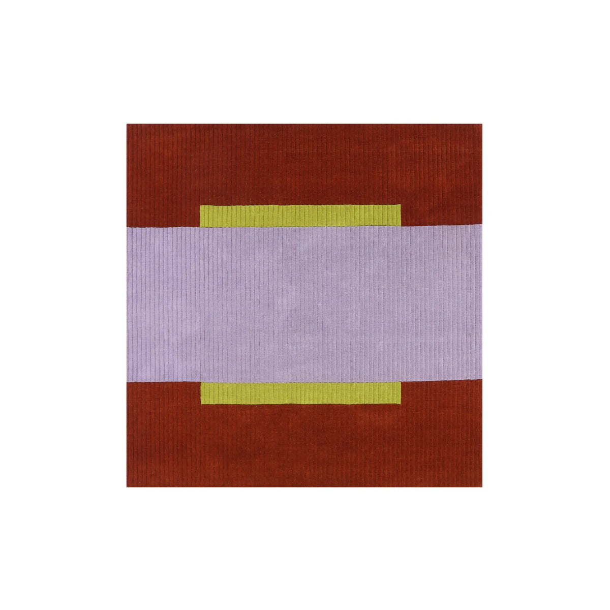 Finarte Umbra Matta 170x170 cm, Lilac/Rust