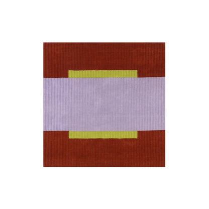 Finarte Umbra Matta 170x170 cm, Lilac/Rust