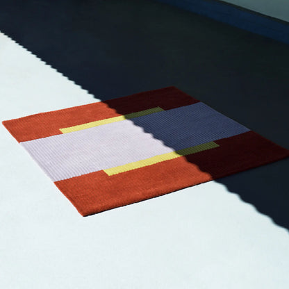Finarte Umbra Matta 170x170 cm, Lilac/Rust