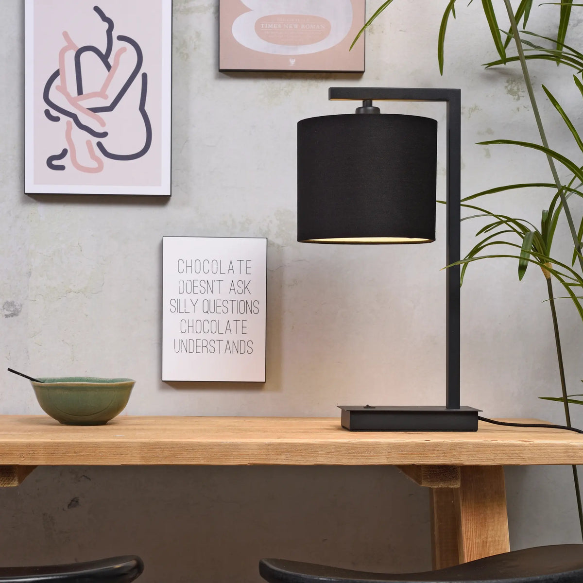 it's about RoMi Boston Bordslampa, Svart