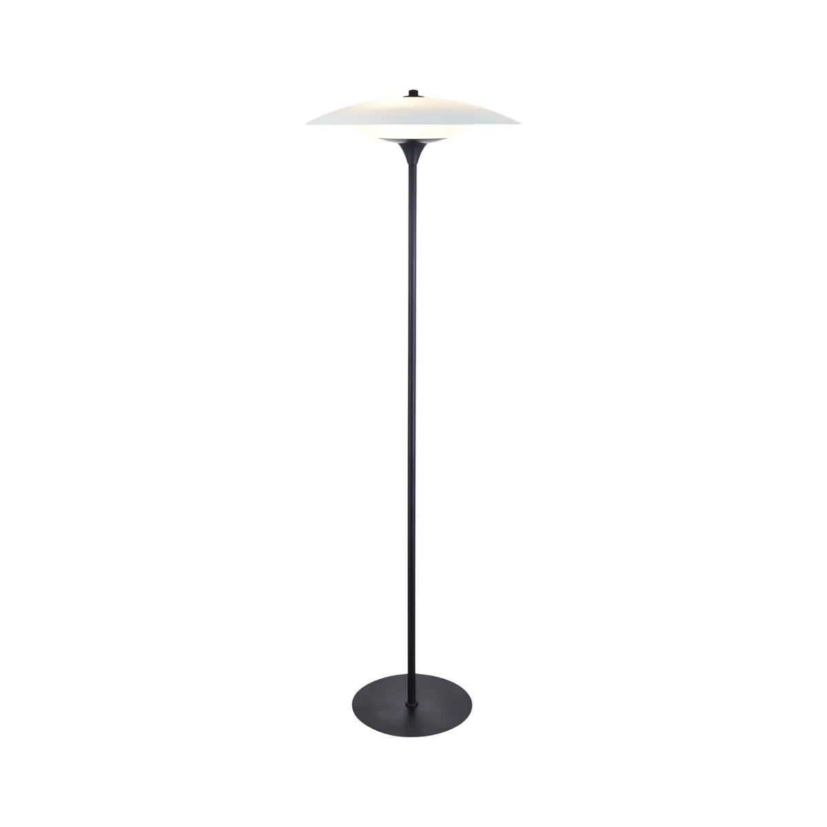 Halo Design Baroni Golvlampa Ø46 cm, Opal/Svart