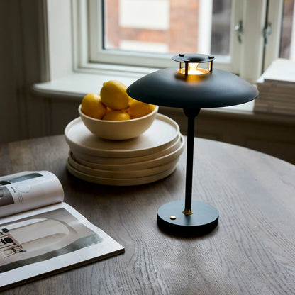 Halo Design Stepp 1-2-3 Portabel Bordslampa, Dark Green