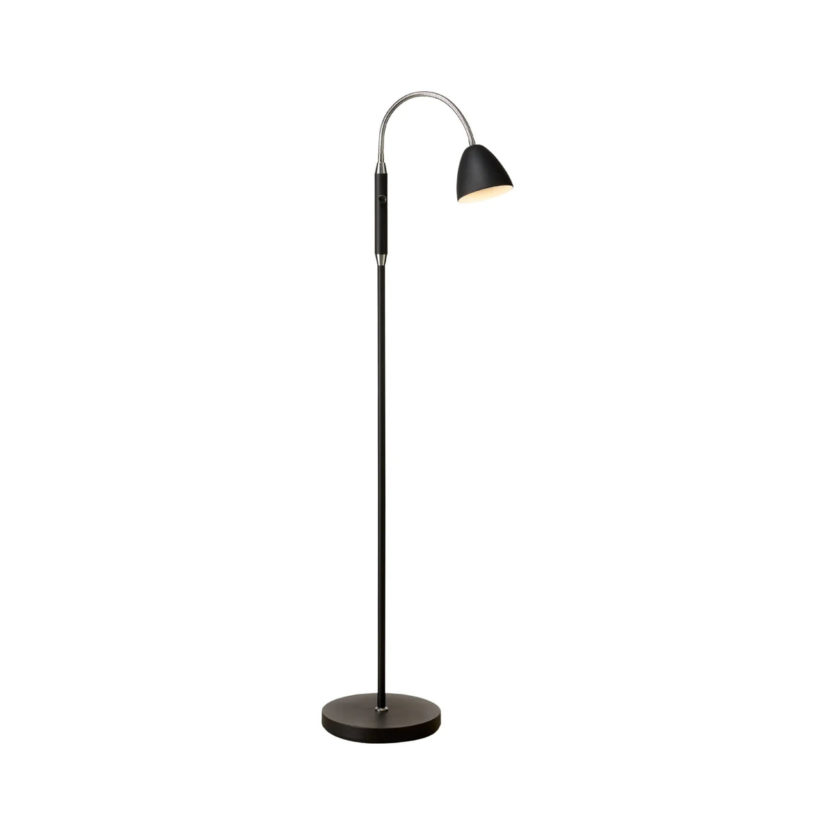 Halo Design Room Golvlampa 1 Arm, Black Chrome