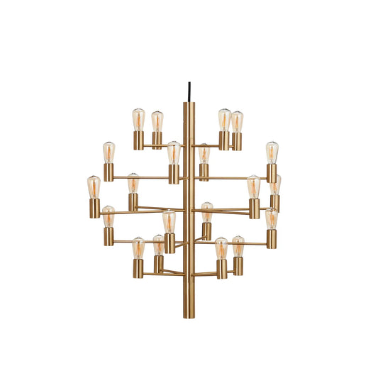 Herstal Manola Krona 20, Satin brass