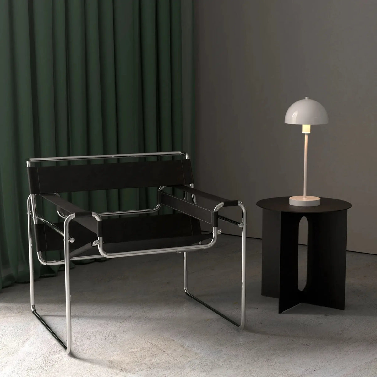 Herstal Vienda Bordslampa, Blankvit