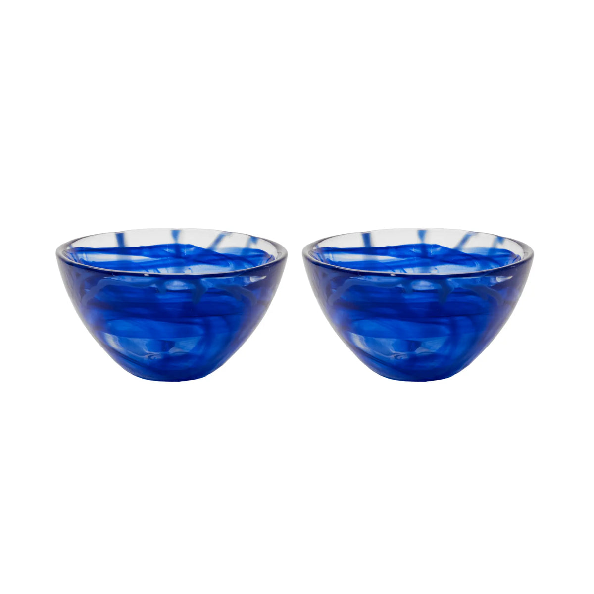 Kosta Boda Contrast Skål 2-Pack 16 cm, Blå