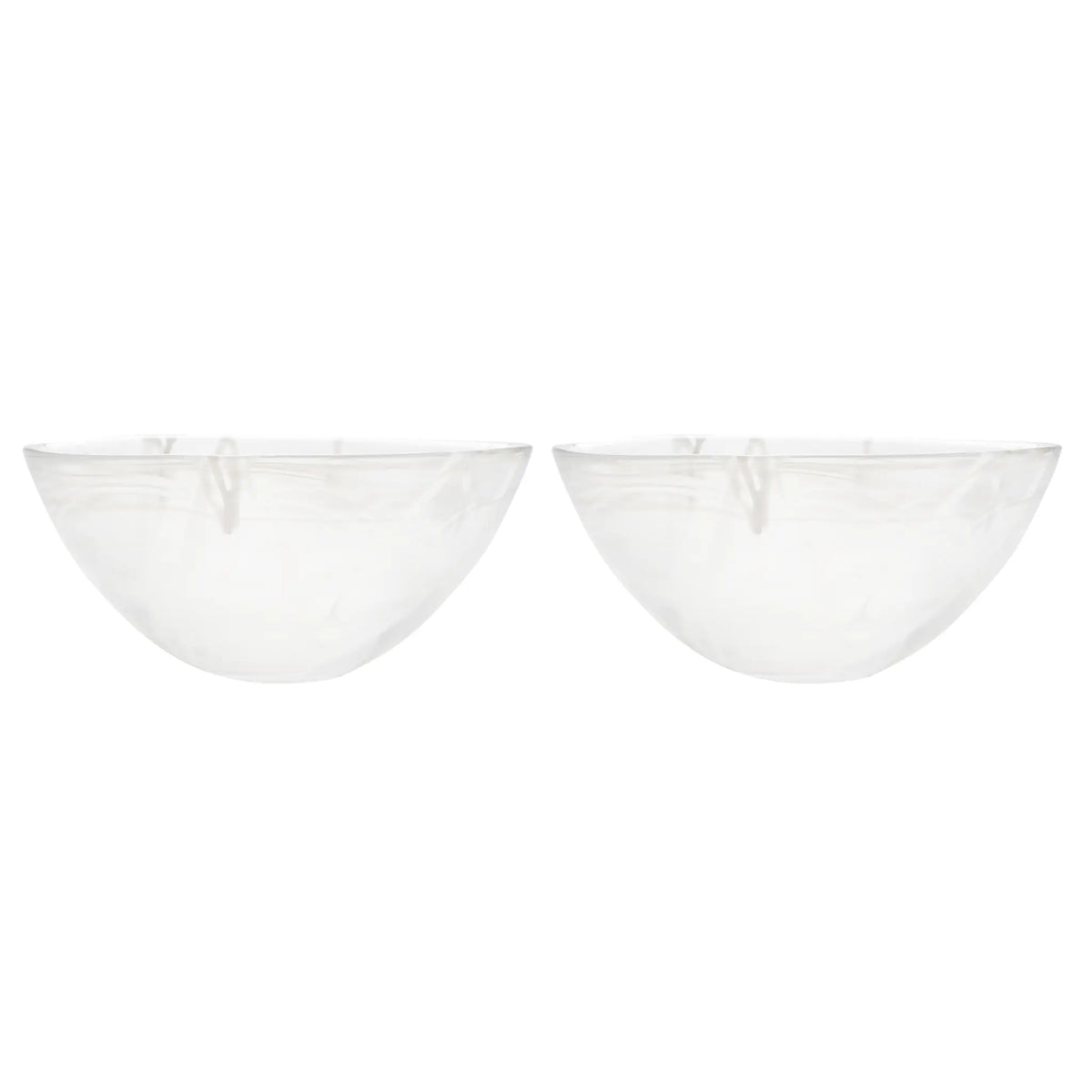 Kosta Boda Contrast Skål 2-Pack 35 cm, Vit