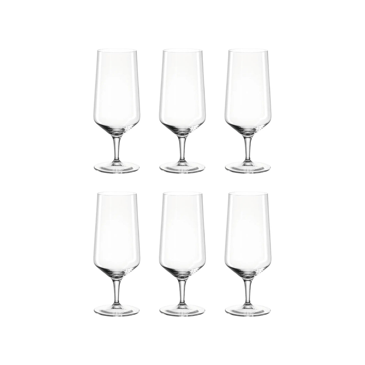 Leonardo Puccini 6-pack Ölglas/Allglas 410 ml