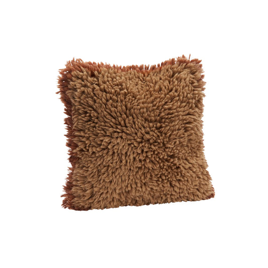Madam Stoltz Kuddfodral Ull 2-Pack 40x40 cm, Dusty Rose/Tegel