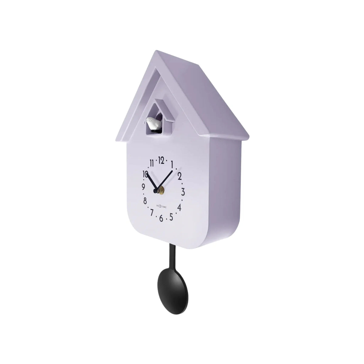 NeXtime Twitter Väggklocka 21,5x41,5 cm, Lavendel