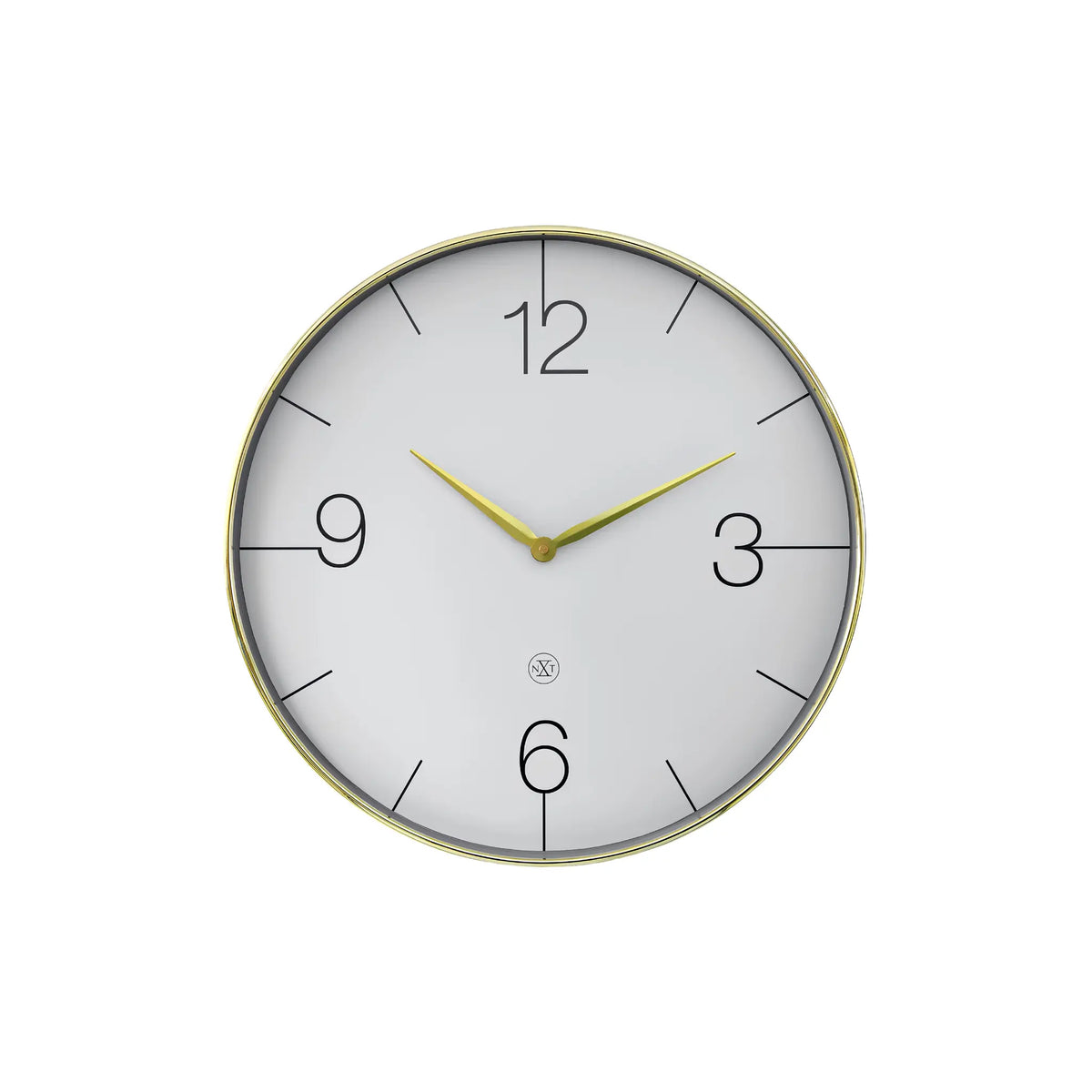 NeXtime Finesse L Nxt Väggklocka 51 cm Guld/Grå