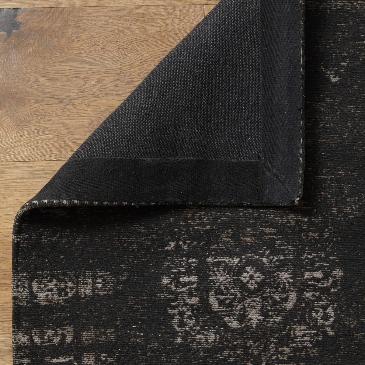 Nordal Grand Matta Vävd 160x240 cm, Mörkgrå/Svart