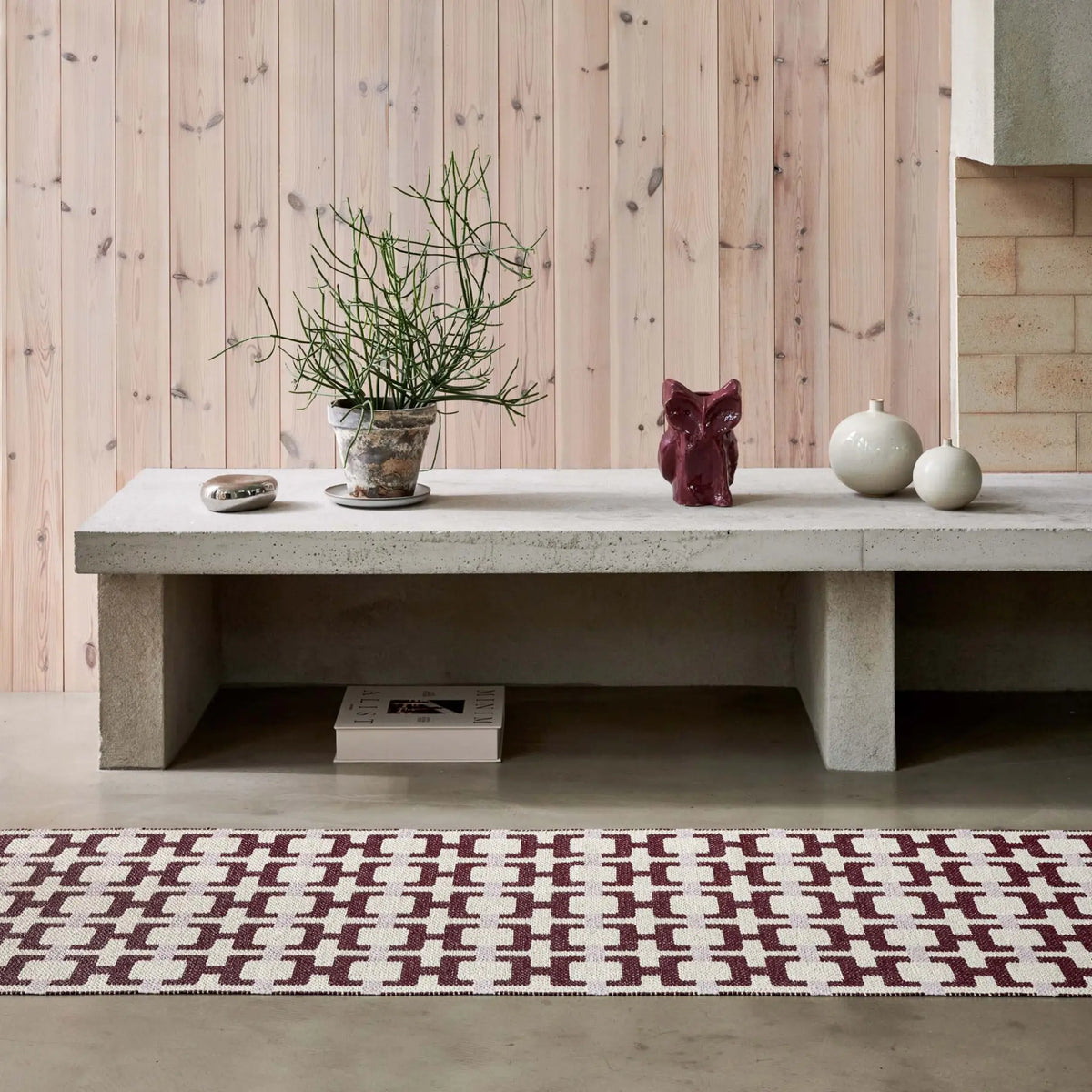 Pappelina Tom Matta 70x120 cm, Burgundy