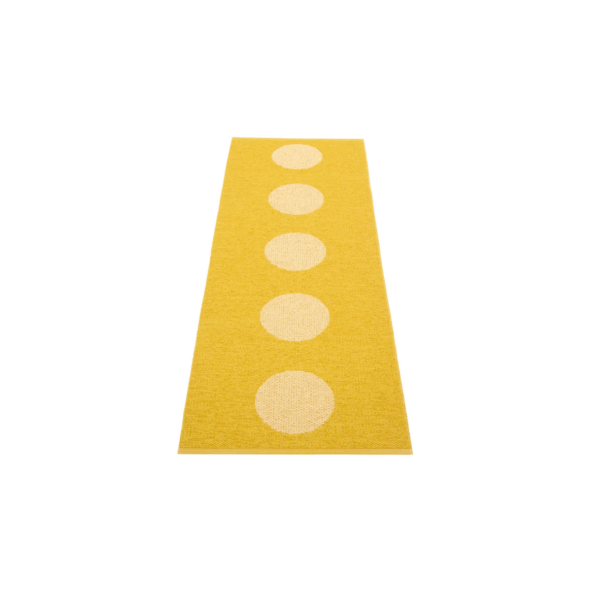 Pappelina Vera Pop Matta 70x200 cm, Mustard