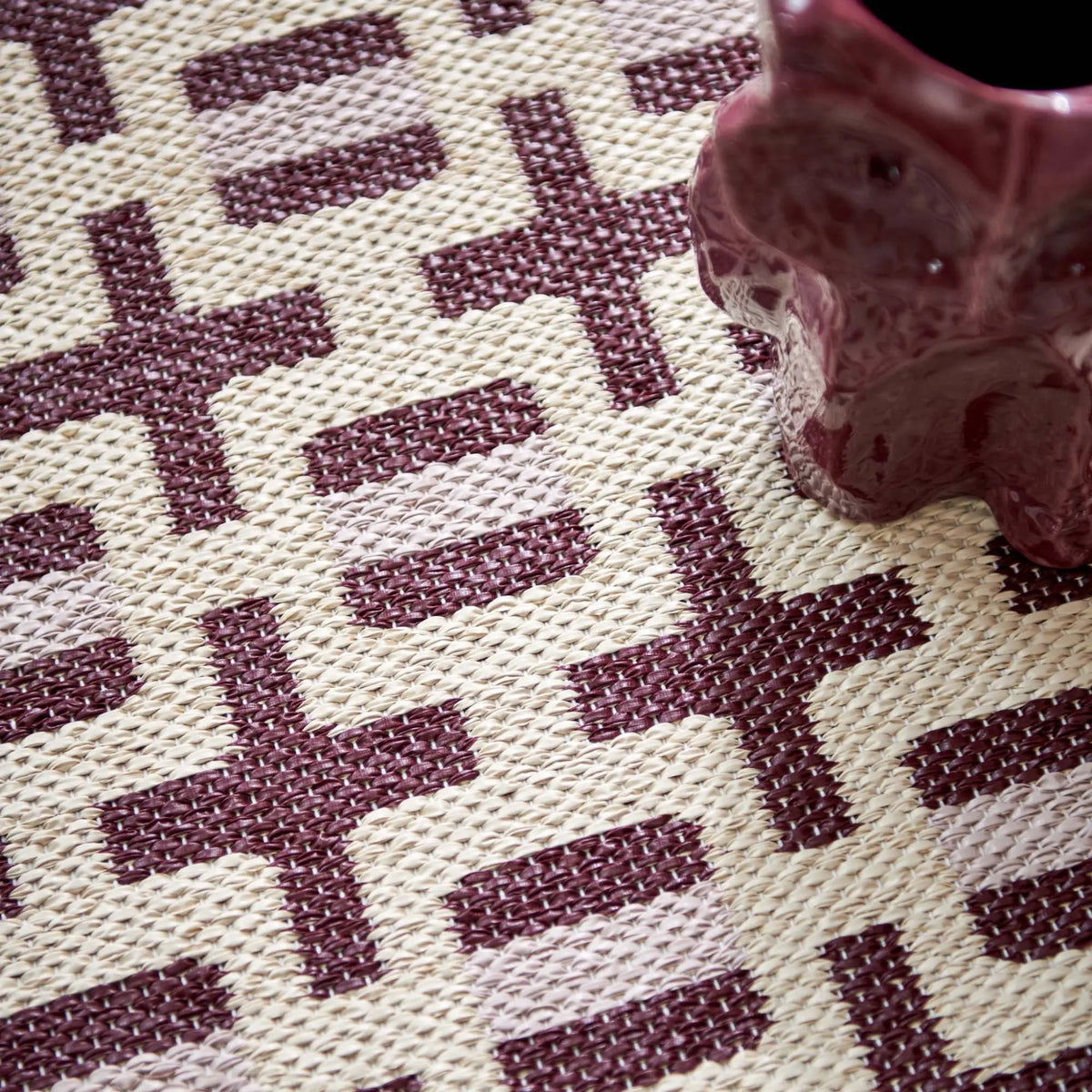 Pappelina Tom Matta 70x120 cm, Burgundy
