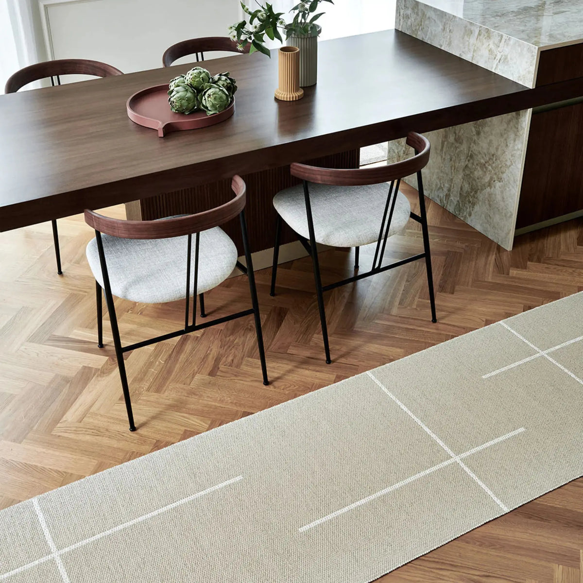Pappelina Fred Matta 70x180 cm, Linen