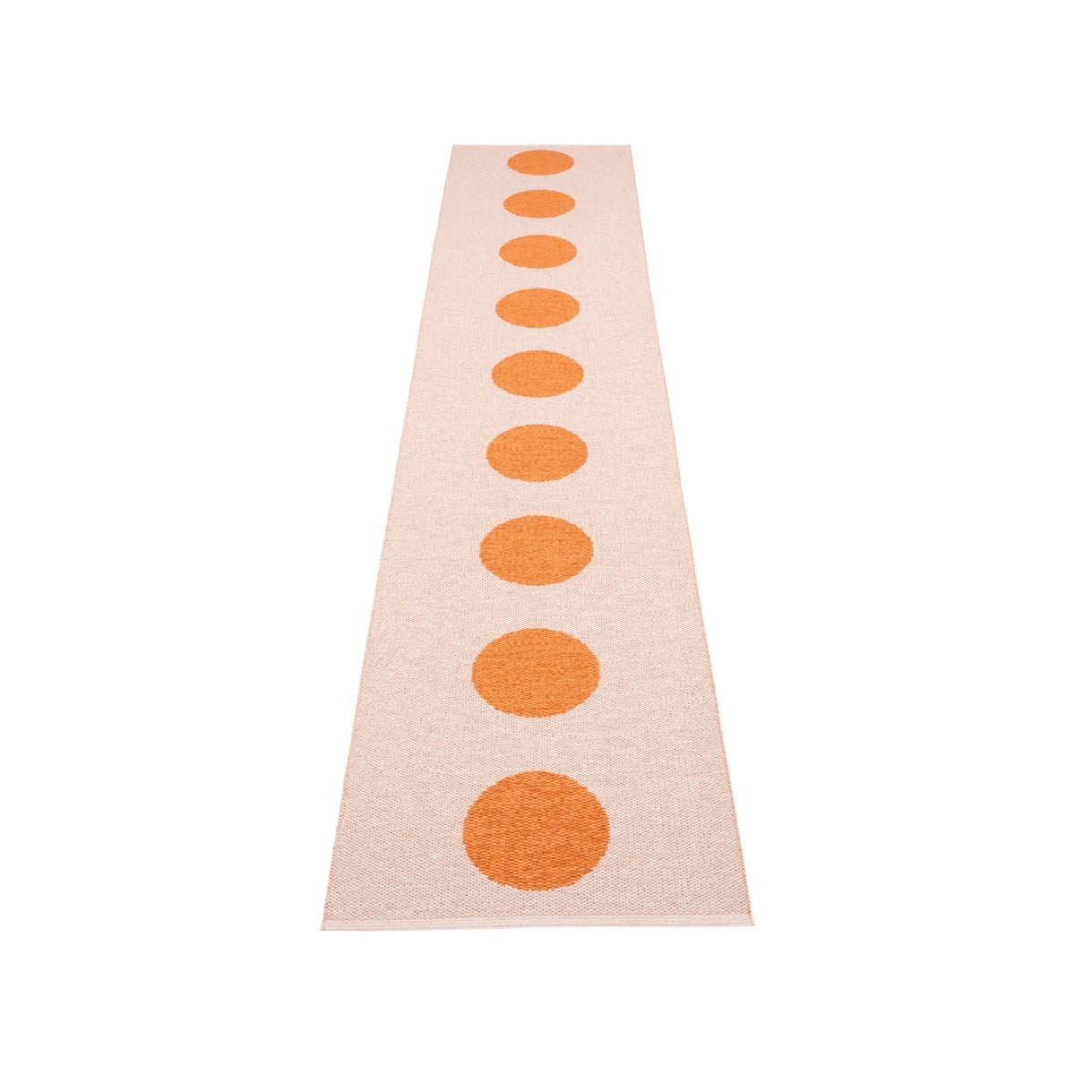 Pappelina Vera Pop Matta 70x360 cm, Pale Orange