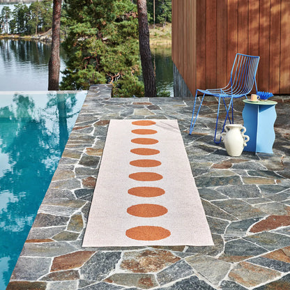 Pappelina Vera Pop Matta 70x200 cm, Pale Orange