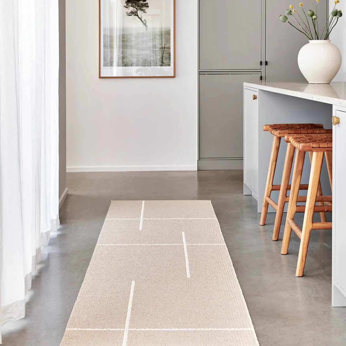 Pappelina Fred Matta 70x180 cm, Beige
