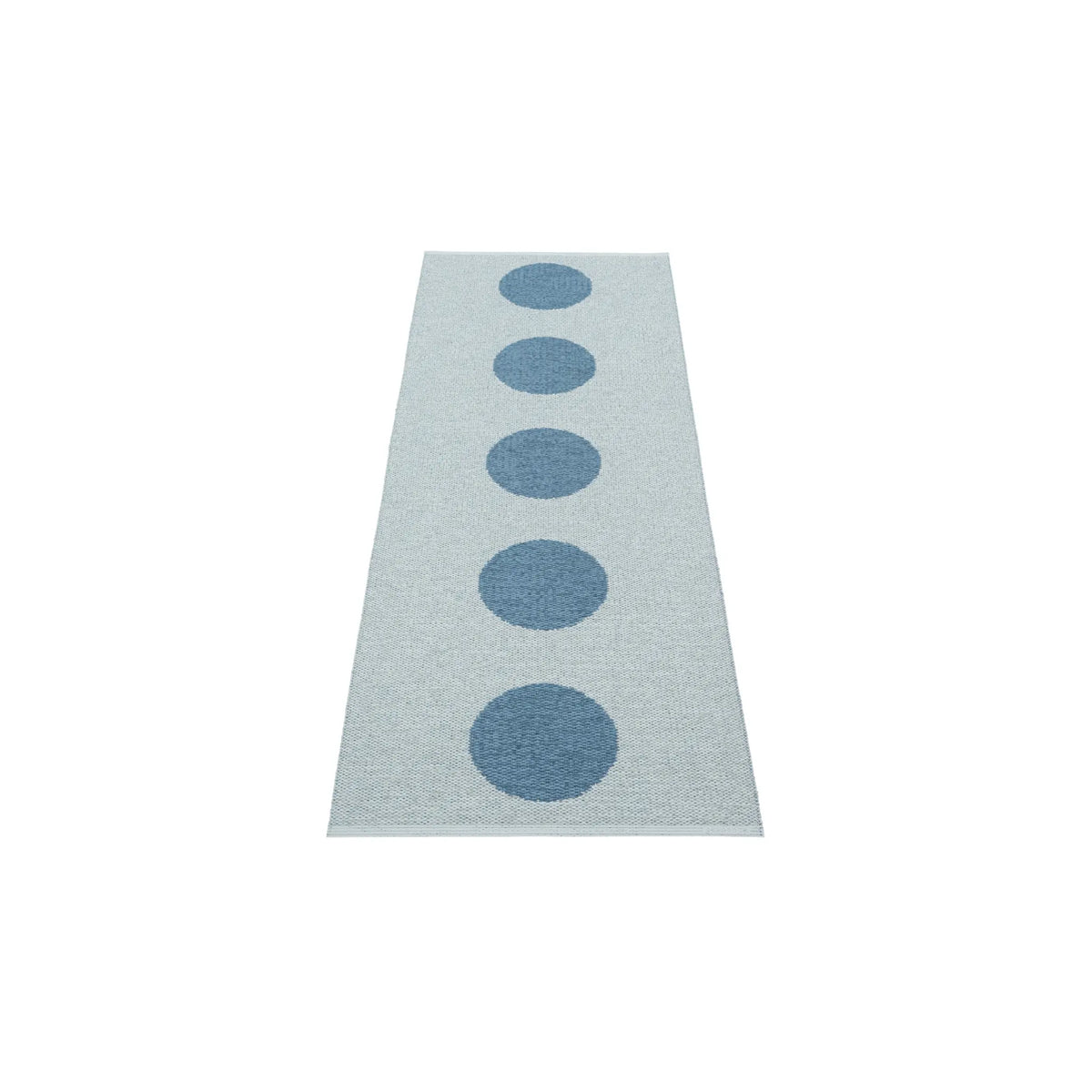 Pappelina Vera Pop Matta 70x200 cm, River Blue