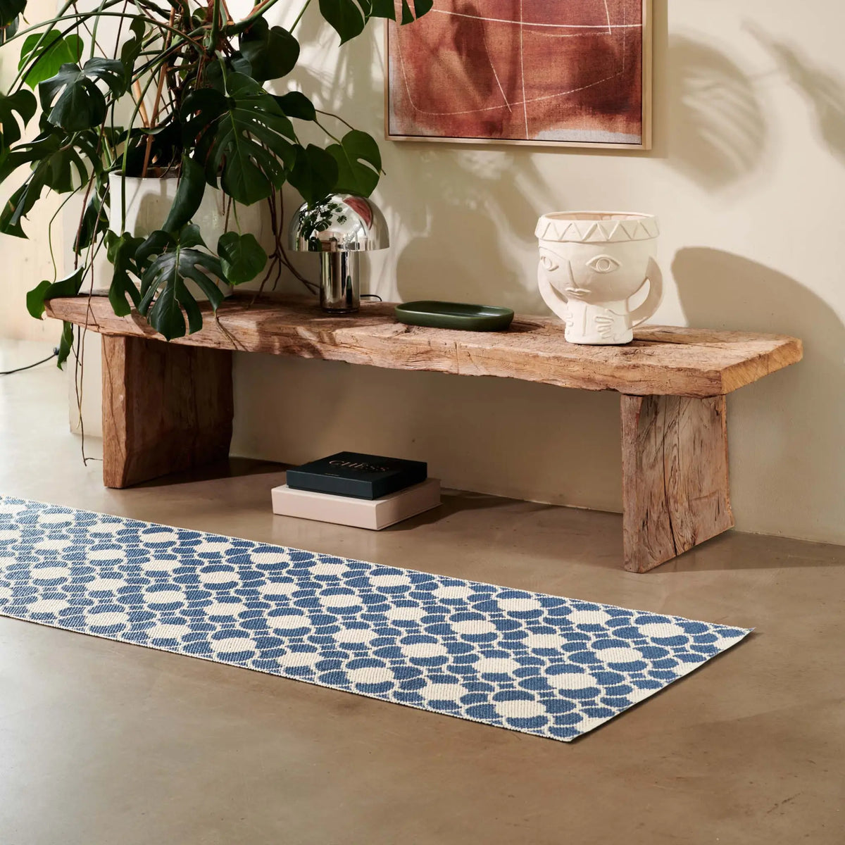 Pappelina Anya Matta 70x300 cm, River Blue