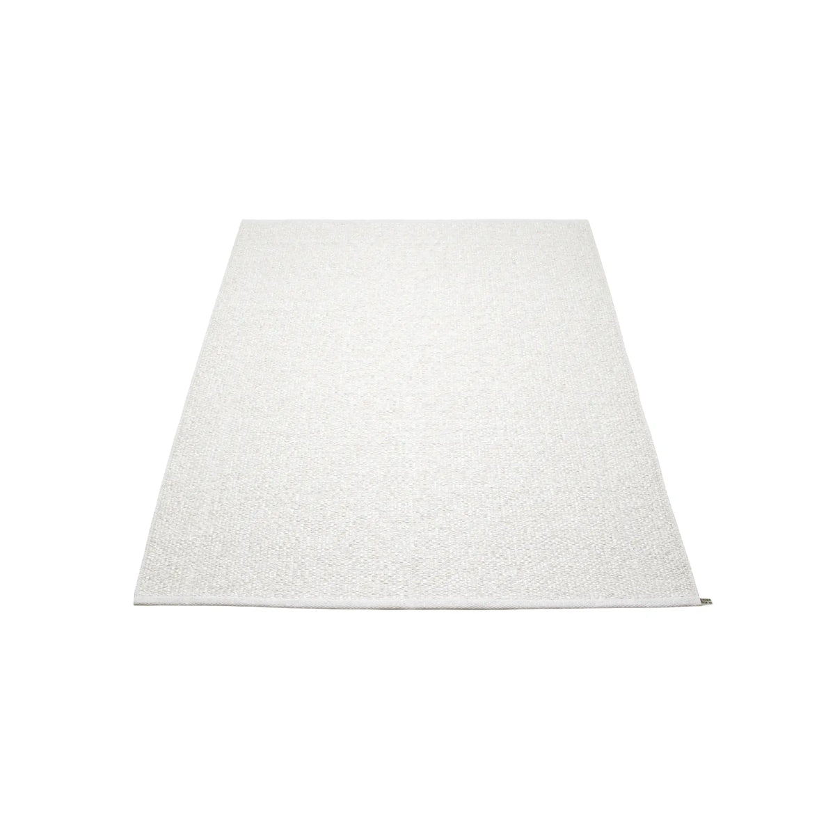 Pappelina Svea Matta 140x220 cm, White Metallic