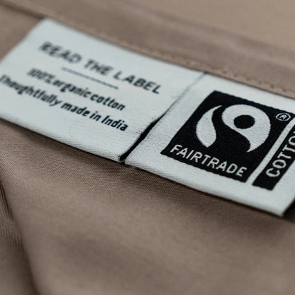 Read The Label Dra-på lakan 180x200, Taupe