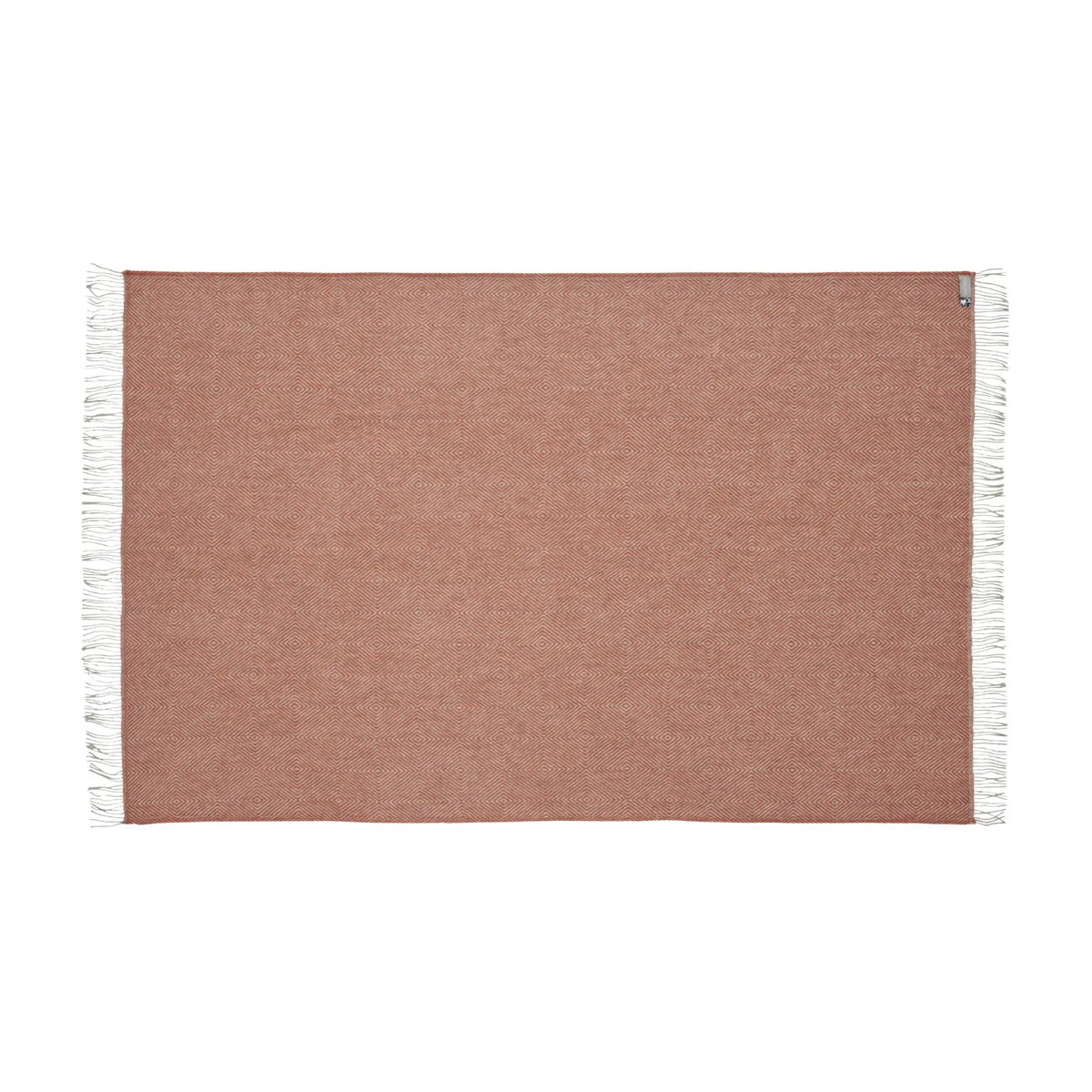 Silkeborg Uldspinderi Livø Ullpläd 140x240 cm, Rosewood