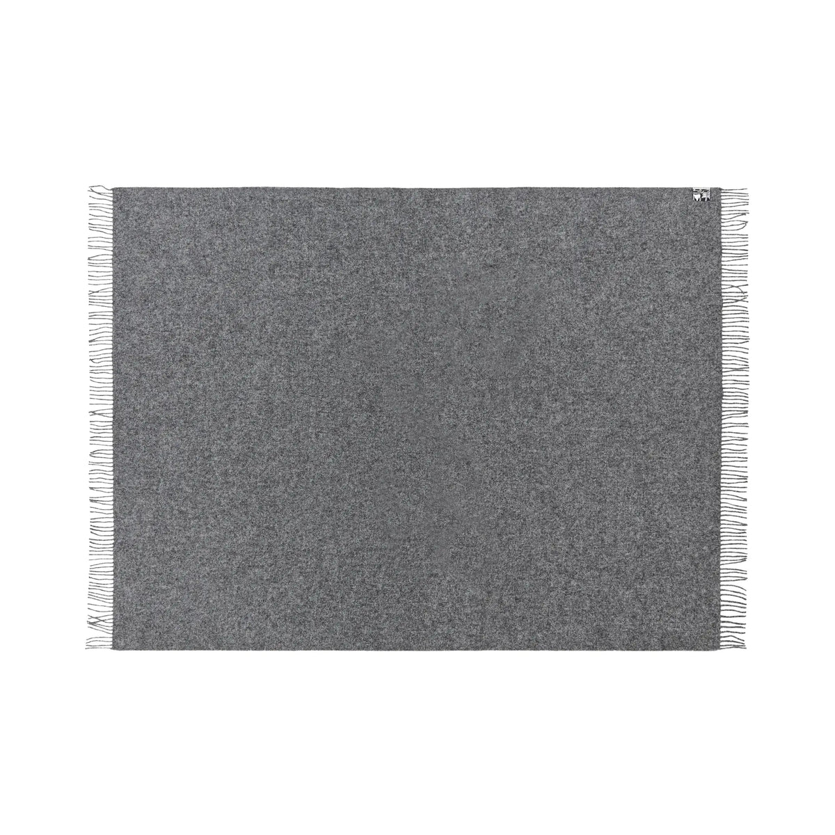 Silkeborg Uldspinderi Season Ullpläd 130x200 cm, Dark Nordic Grey