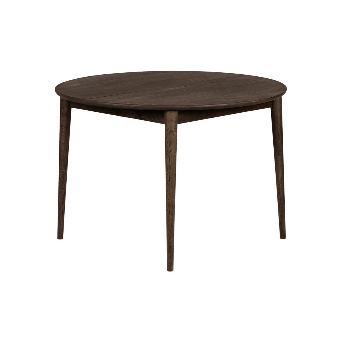 Stenexpo Nyborg Matbord 110-150x75 cm, Massiv Rökoljad Ek